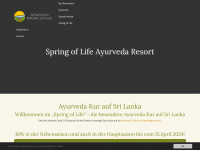 ayurveda-springoflife.com Webseite Vorschau