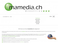 mamedia.ch Webseite Vorschau