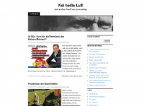 heisseluft.wordpress.com Webseite Vorschau