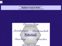 tutorium-berlin.de Webseite Vorschau