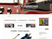 hifi-lautsprecher.com Webseite Vorschau