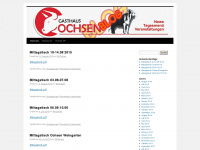 ochseninfo.wordpress.com Webseite Vorschau