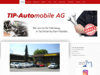 tip-automobile.ch Webseite Vorschau