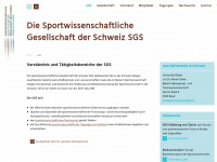 sportwissenschaft.ch Webseite Vorschau