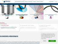 schneiderkreuznach.com Webseite Vorschau