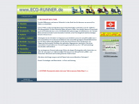 eco-runner.de Webseite Vorschau