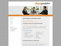 einfach-persoenlich.com Webseite Vorschau