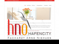 hno-hafencity.de Webseite Vorschau