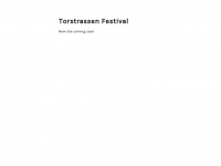 torstrassenfestival.de Webseite Vorschau
