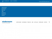 niedermann-ag.ch Webseite Vorschau