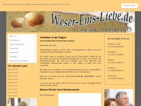 weser-ems-liebe.de Webseite Vorschau