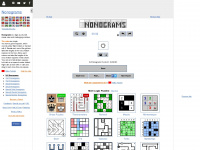 puzzle-nonograms.com Webseite Vorschau