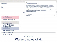 y-doc.at Webseite Vorschau
