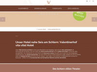 valentinerhof.com Webseite Vorschau