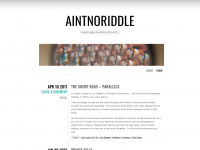 aintnoriddle.wordpress.com Webseite Vorschau