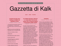 gazzettadikalk.wordpress.com Webseite Vorschau