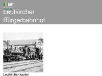 leutkircher-buergerbahnhof.de Webseite Vorschau