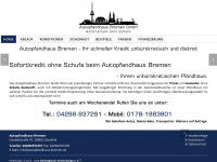 autopfandhaus-bremen.de Webseite Vorschau