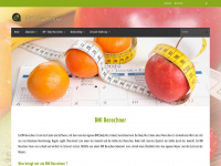 bmi-berechner.com Webseite Vorschau