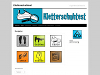 kletterschuhtest.wordpress.com Webseite Vorschau