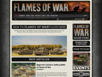 flamesofwar.com Webseite Vorschau