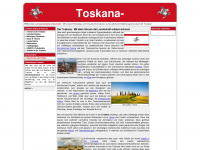 toskana-reiseziel.de Webseite Vorschau