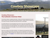 cowboyshowcase.com Webseite Vorschau