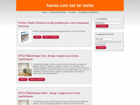 hamia.com Webseite Vorschau
