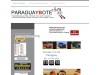 paraguaybote.net Webseite Vorschau