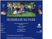 bluegrass-im-park.de Webseite Vorschau