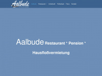 ausflugsrestaurant-aalbude.de Webseite Vorschau