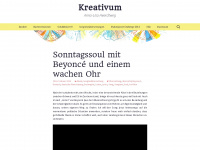 kreativum.wordpress.com Webseite Vorschau