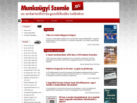 munkaugyiszemle.hu Webseite Vorschau