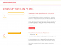 eishockey-in-chemnitz.de Webseite Vorschau