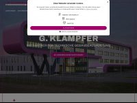 klampfer.at Webseite Vorschau