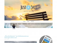 justsylt.de Webseite Vorschau