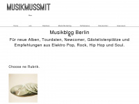 musikmussmit.de Webseite Vorschau