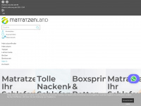 matratzenland.ch Webseite Vorschau