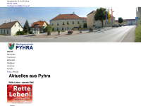 pyhra.gv.at Webseite Vorschau