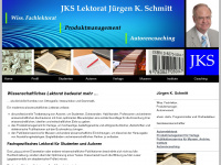jks-lektorat.eu Webseite Vorschau
