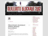 olkiluotoblockade2012.wordpress.com Webseite Vorschau