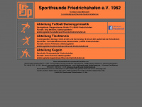 sportfreunde-friedrichshafen.de Webseite Vorschau