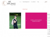 me-balance.at Webseite Vorschau