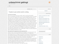 unbeschirmt.wordpress.com Webseite Vorschau