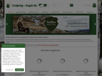 leipzig-jagd.de Webseite Vorschau