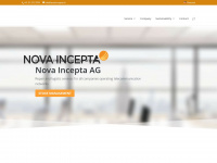 novaincepta.ch Webseite Vorschau