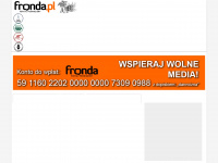 fronda.pl Webseite Vorschau