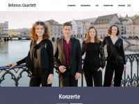 belenusquartett.ch Webseite Vorschau