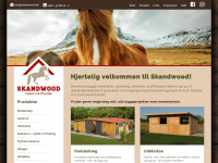 skandwood.dk Webseite Vorschau