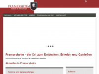framersheim.de Webseite Vorschau